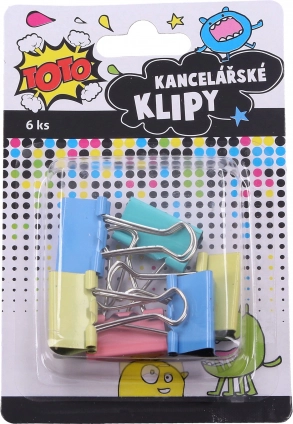 Kancelářské spony 25 mm, 6 ks