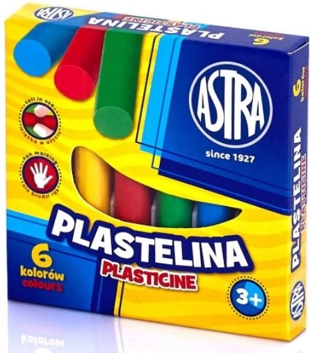 Plastelína ASTRA – sada 6 barev