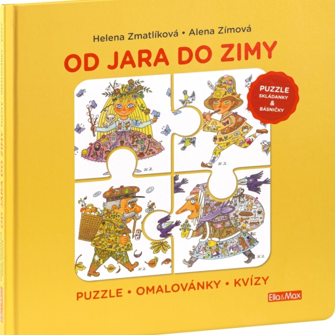Od jara do zimy – Puzzle, básničky, omalovánky, kvízy
