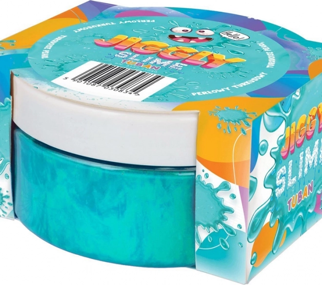 Tuban Jiggly Slime perleťový tyrkysový 200 g