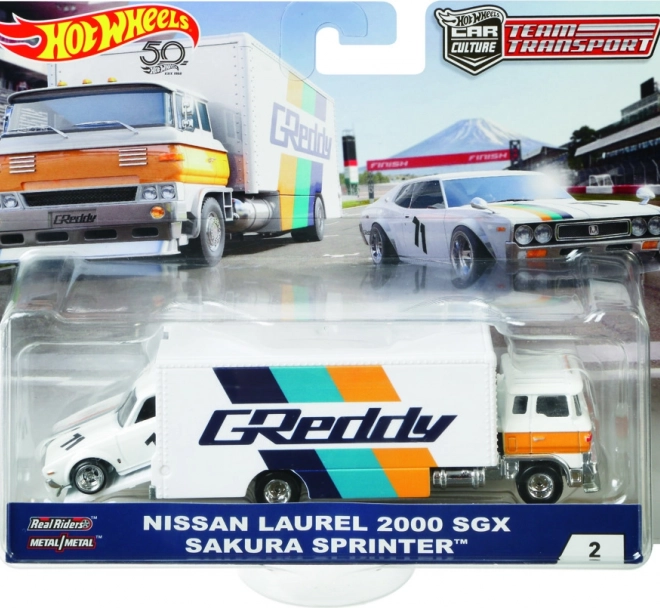 Hot Wheels týmový náklaďák 1:64 prémiová kolekce