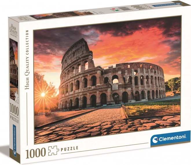Puzzle 1000 dílků CLEMENTONI – Koloseum při západu slunce