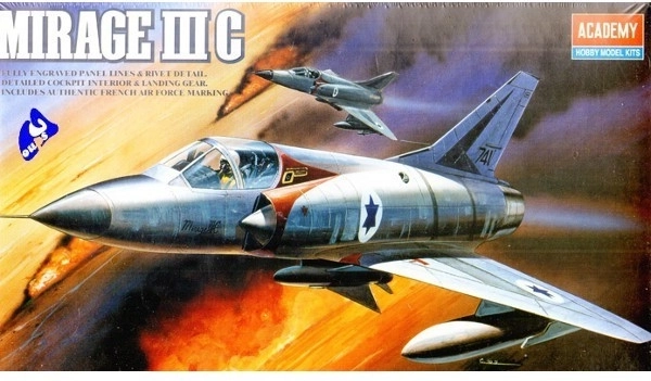 Plastiková stavebnice letounu DASSAULT MIRAGE IIIC 1:48 od ACADEMY