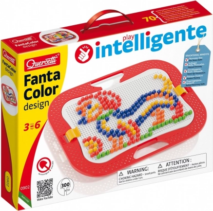 Quercetti FantaColor Design 300 ks (Ø10 mm)