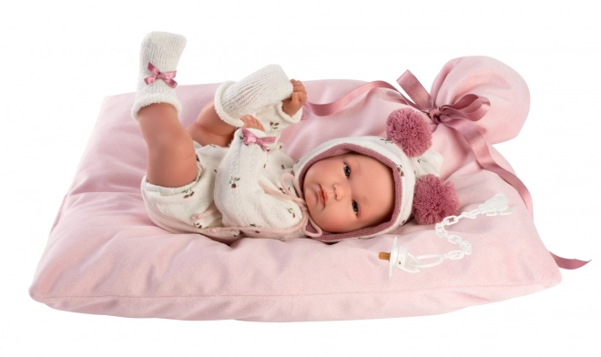 Llorens M635-78 obleček pro panenku miminko NEW BORN velikosti 35-36 cm