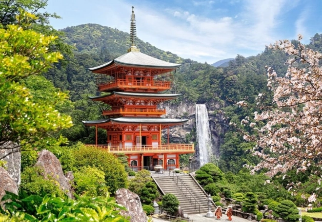 Puzzle 1000 dílků Seiganto-ji Temple, Japonsko