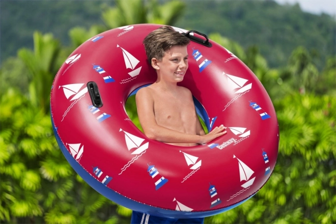 Nafukovací plavecký kruh s motivem lodí Bestway