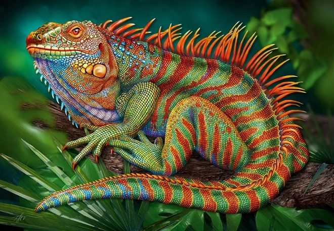 Cherry Pazzi Puzzle Neuvěřitelný Leguán 500 Dílků