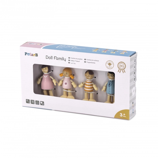 Dřevěné panenky pro domeček