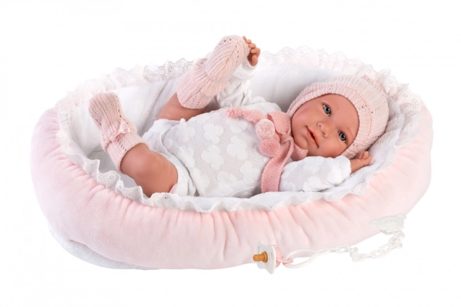Obleček pro panenku miminko velikosti 40–42 cm s doplňky