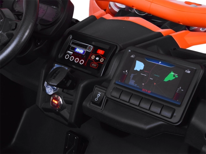Velké terénní auto Buggy Can-Am Maverick pro 2 osoby – Černá