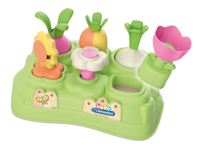 CLEMENTONI BABY Vkládačka Barevná zahrada (Play For Future)
