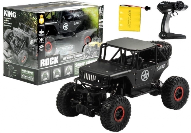 Auto na dálkové ovládání Jeep černé