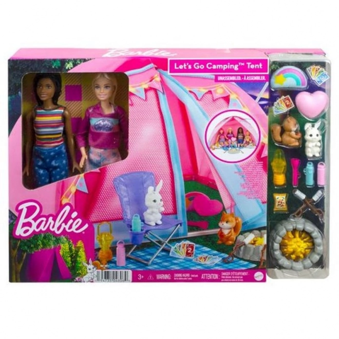 Stan Barbie s 2 panenkami a doplňky