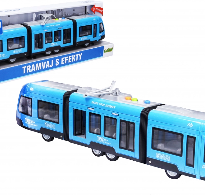 Moderní tramvaj s efekty 44 cm
