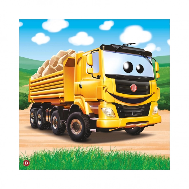 Puzzle Tatra nákladní auta 60 dílků