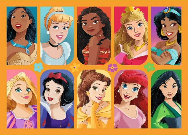 TREFL Puzzle Disney princezny: Pohádkové příběhy 4v1 (35,48,54,70 dílků)