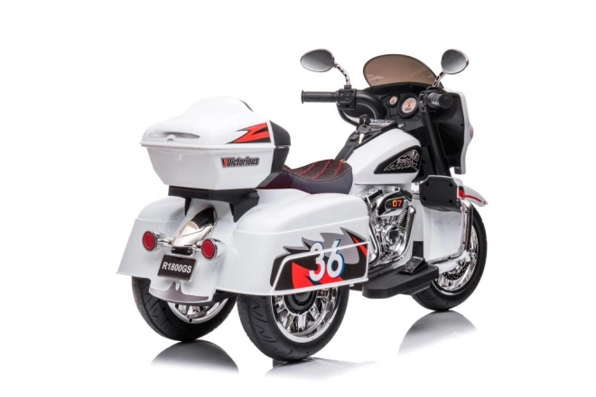 Nabíjecí tříkolová motorka Goldwing White