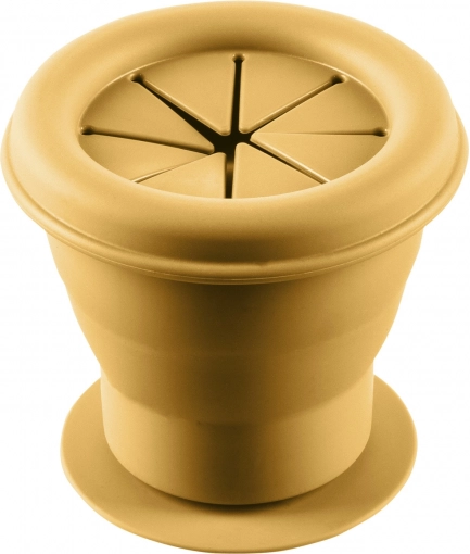 Silikonová skládací miska na sušenky s přísavkou Mustard Yellow