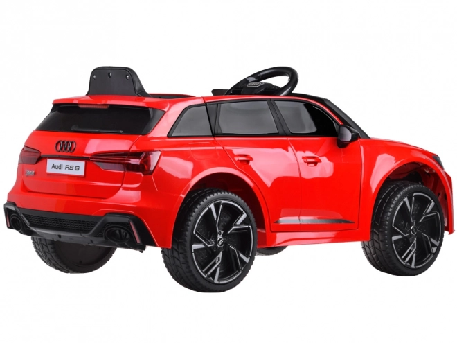 Elektrické auto pro děti Audi RS 6 – Červená