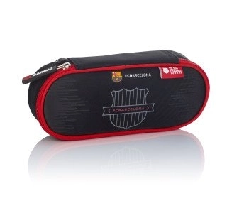 ASTRA Školní pouzdro oválné FC Barcelona-244 The Best Team
