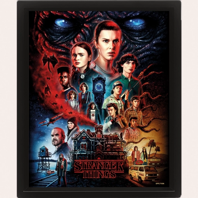 3D obraz Stranger Things – Vecna