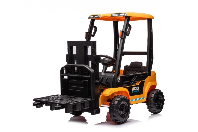 Dětský elektrický vysokozdvižný vozík JCB