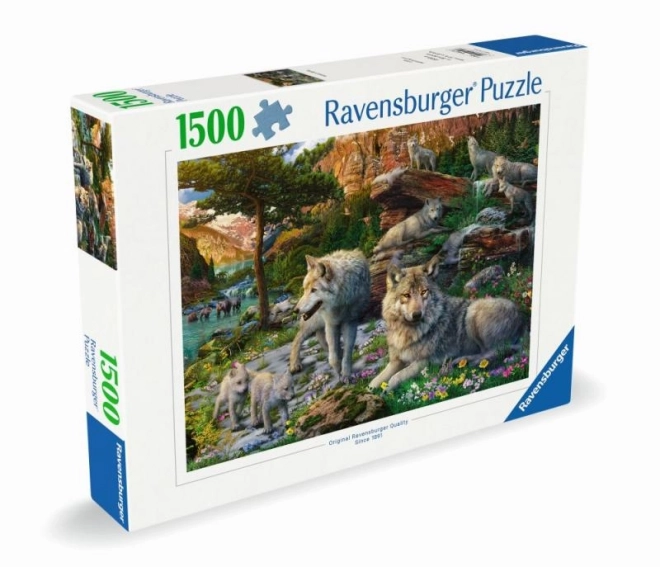 Jarní vlci puzzle 1500 dílků