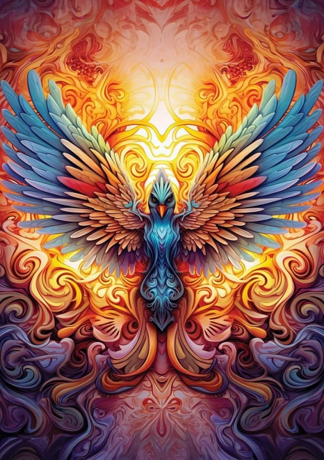 ART PUZZLE Puzzle Barevný Fénix 1000 dílků
