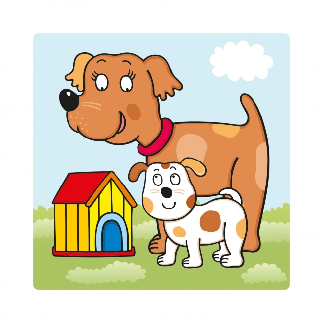 ZVÍŘÁTKA 3-5 baby Puzzle set