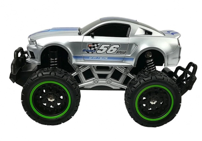 Dálkově ovládané R/C 6,5 km/h s vysokými koly – stříbrné
