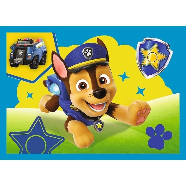 Puzzle 4v1 Tlapková Patrola Běžící Pejsci