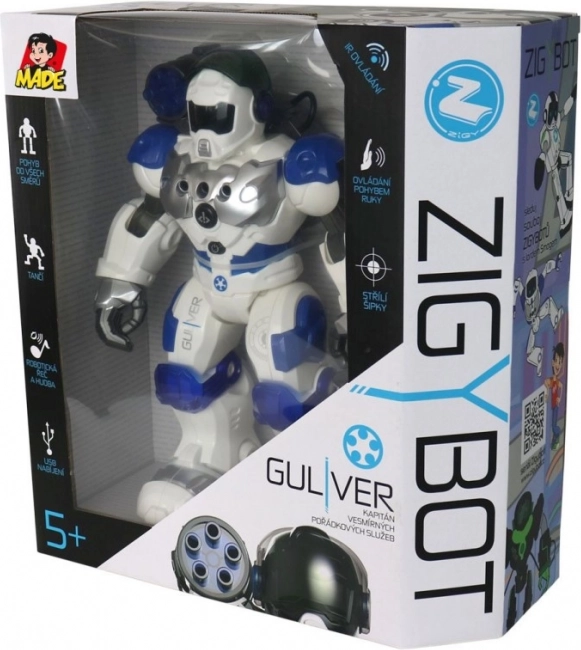 Interaktivní Robot Guliver - Kapitán Vesmírných Pořádkových Služeb, Modrý