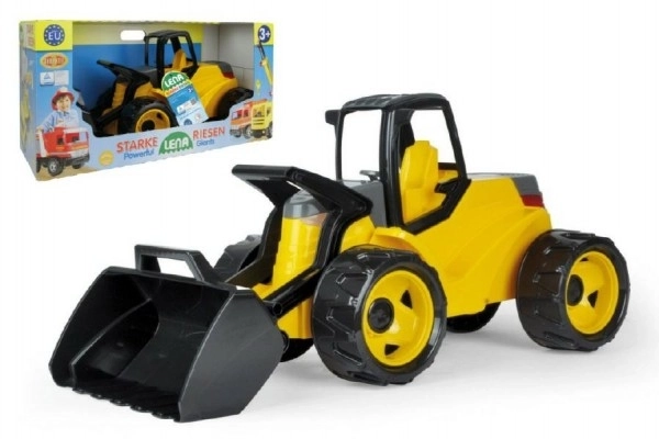Velký žlutočerný nakladač Giga Trucks