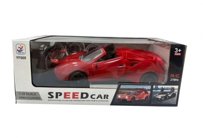 RC sportovní auto v měřítku 1:18