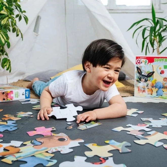 Puzzle 24 dílků Super Maxi Bing a přátelé