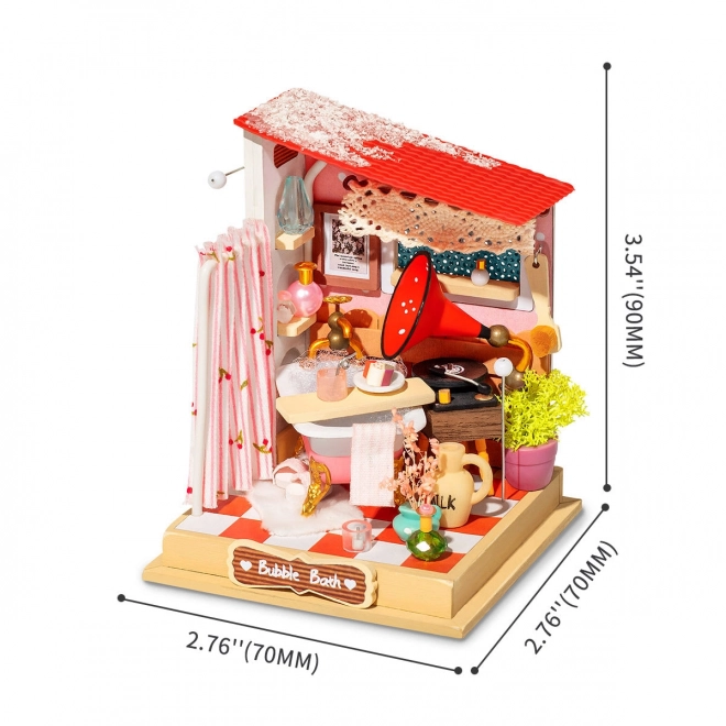 Miniatura domečku do koupelny Bubble Bath