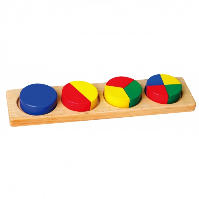 Dřevěná skládačka Viga Montessori matematika pro děti