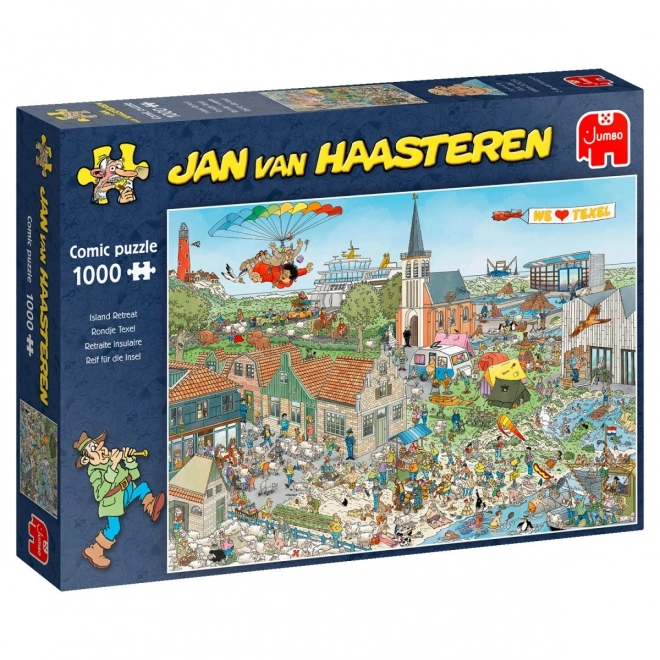 JUMBO Puzzle JvH Let nad ostrovem 1000 dílků