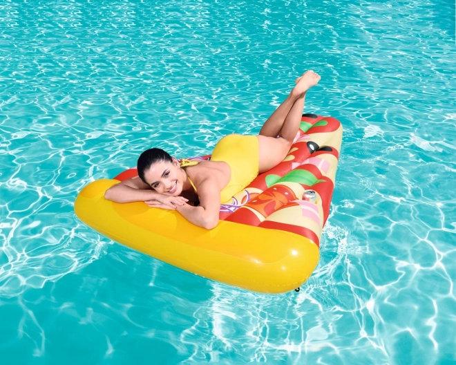 Nafukovací lehátko - pizza, 188 x 130 cm