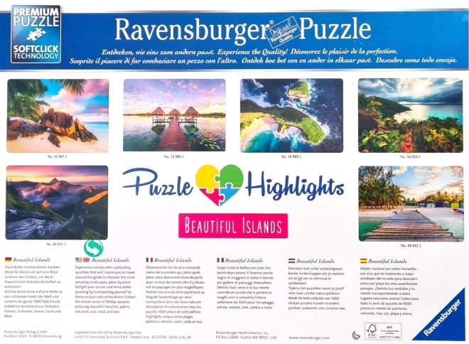 Puzzle 1000 prvků Tropické ostrovy
