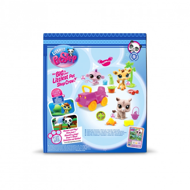 Littlest Pet Shop 3 figurky Safari