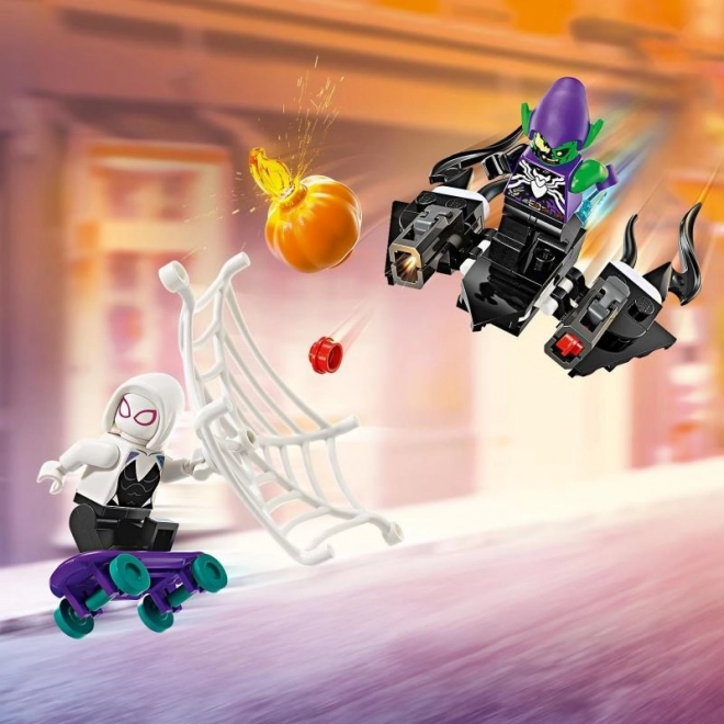 Super Heroes Spider-Man a Zelený Goblin závodní auto