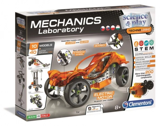 CLEMENTONI Science&Play Mechanická laboratoř: 50 modelů