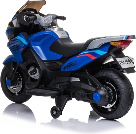 Dětský akumulátorový motocykl Modrý
