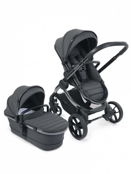 ICandy Peach 7 light grey kočárek - kompletní sada – Tmavě šedá