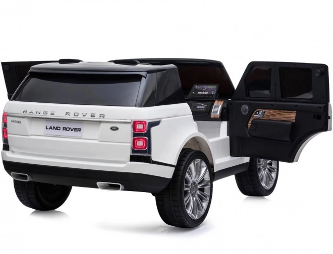 Autíčko na akumulátor pro dvě děti Range Rover – Bílá