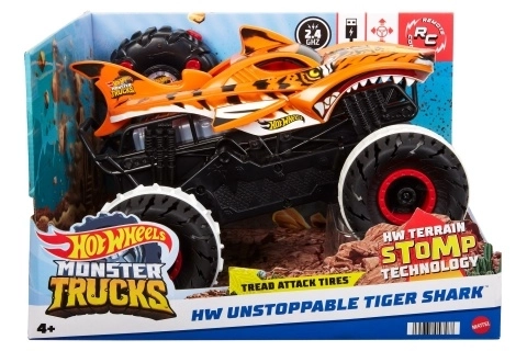 Hot Wheels RC Monster Truck Tygří žralok