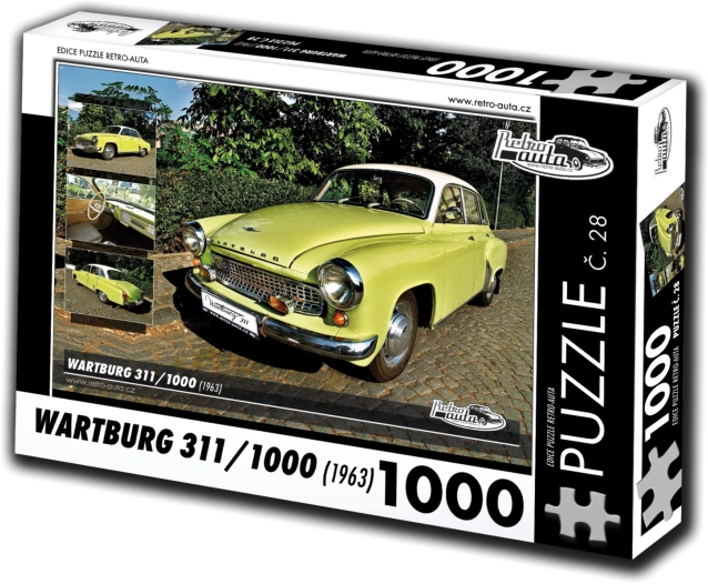 Puzzle RETRO-AUTA Wartburg 311 (1963) 1000 dílků
