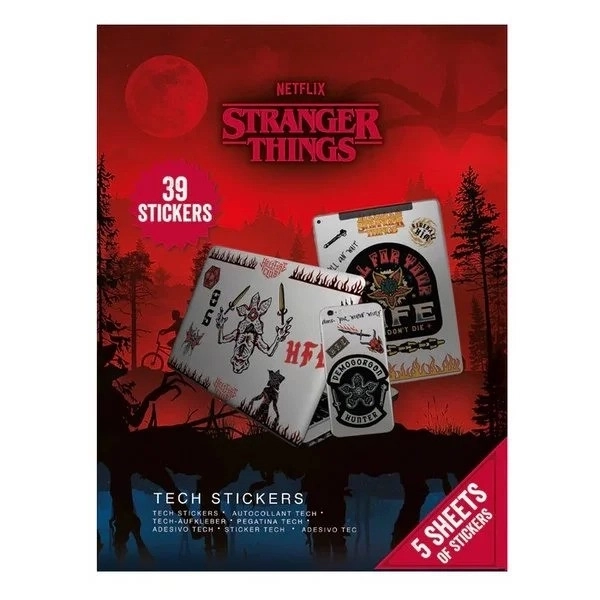 Technické samolepky Stranger Things 4
